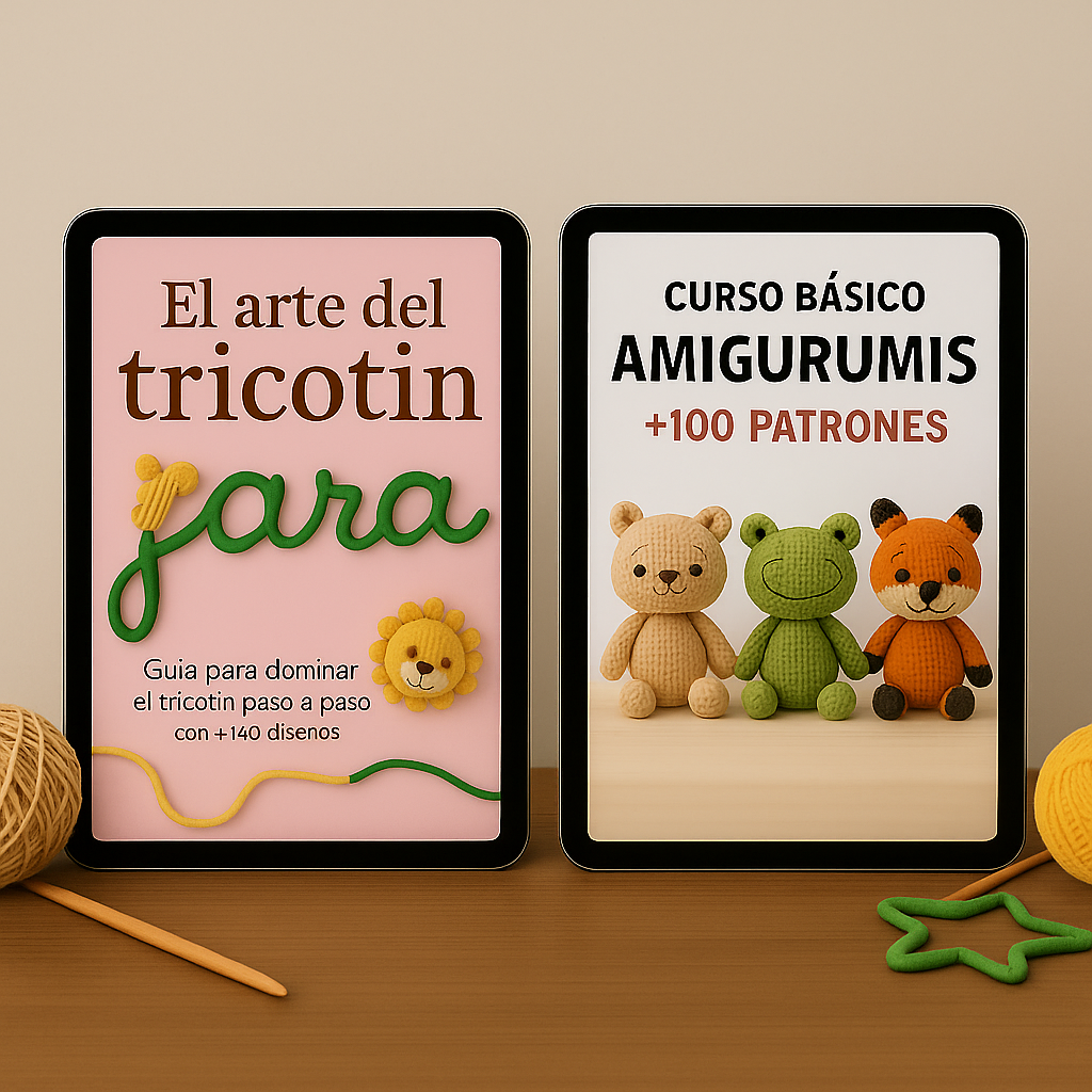 El Arte del Tricotin + Curso Amigurumis y 10 BONOS DE REGALO! 🎁