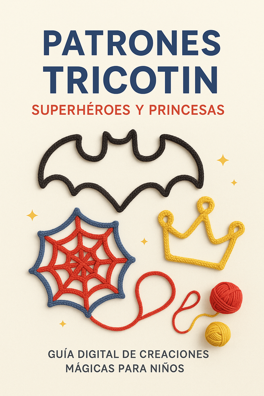 Patrones Tricotin Superheroes y Princesas