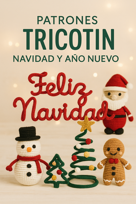Patrones Tricotin Navidad y Año nuevo